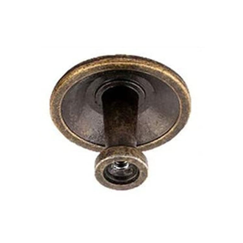 bnafes Pull Handle Metal Flower Shape Cabinet Drawer Door Knob Bronze Tone (Pack of 10) - Image 2